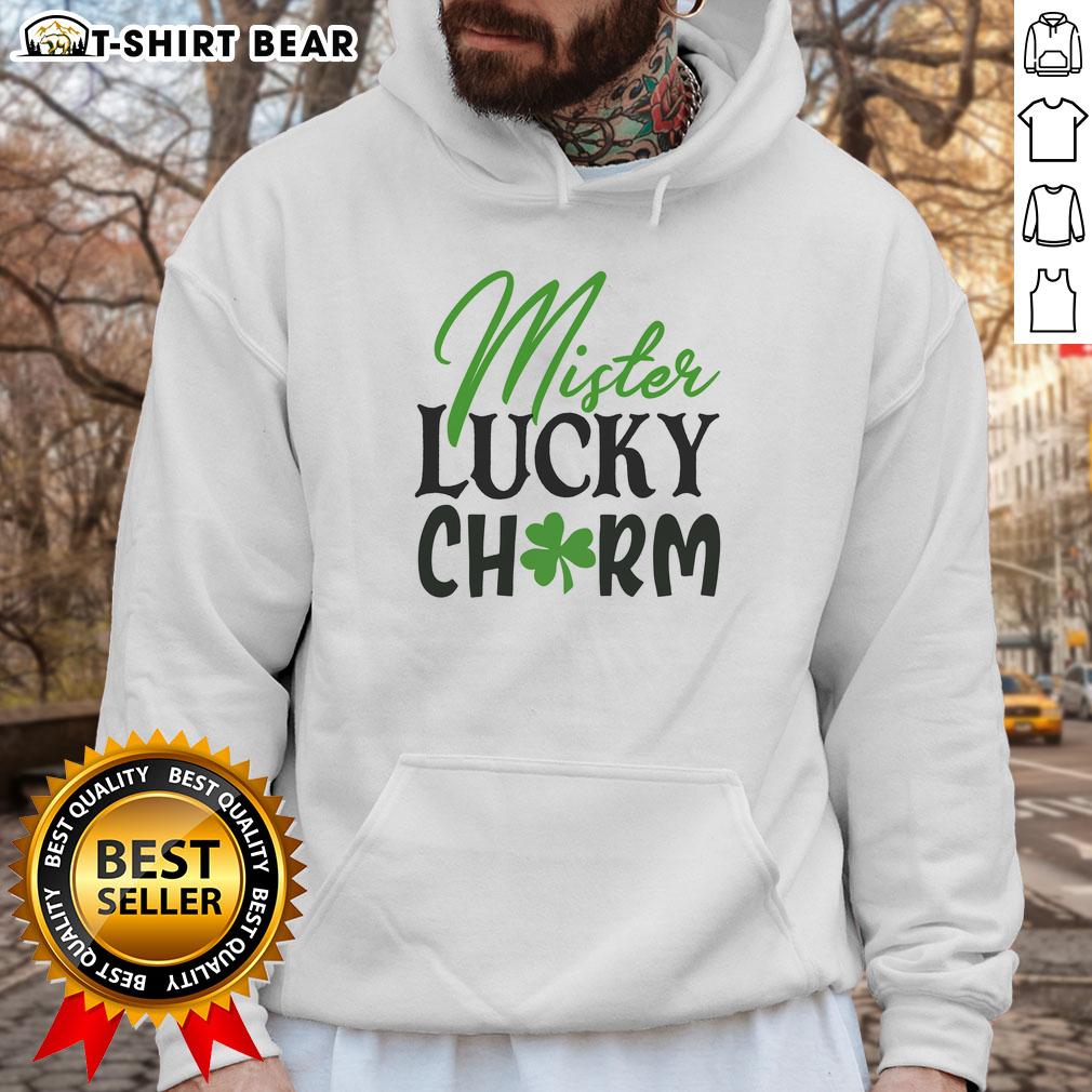 Official Mister Lucky Charm Hoodie in vibrant colors, showcasing unique design and comfortable fit for stylish casual wear.