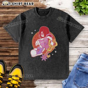 Original A World Apart Kingdom Hearts washed t-shirt featuring iconic graphics and a comfortable fit for fans.