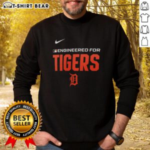 Original Engineered for Detroit Tigers MLB Logo Sweatshirt featuring vibrant team colors and iconic logo design.