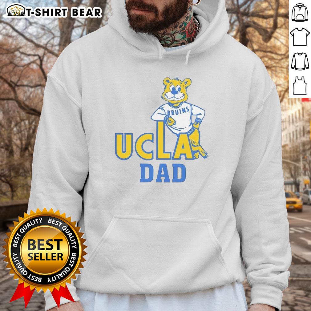 Alt Text: Mark Cuban UCLA Dad Bruins Hoodie featuring official colors and logo, perfect for UCLA fans and alumni.