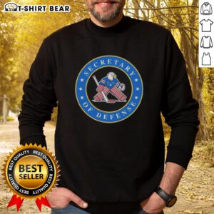Top Secretary of Defense Team USA Hockey sweatshirt featuring vibrant colors and logo, perfect for fans and collectors.