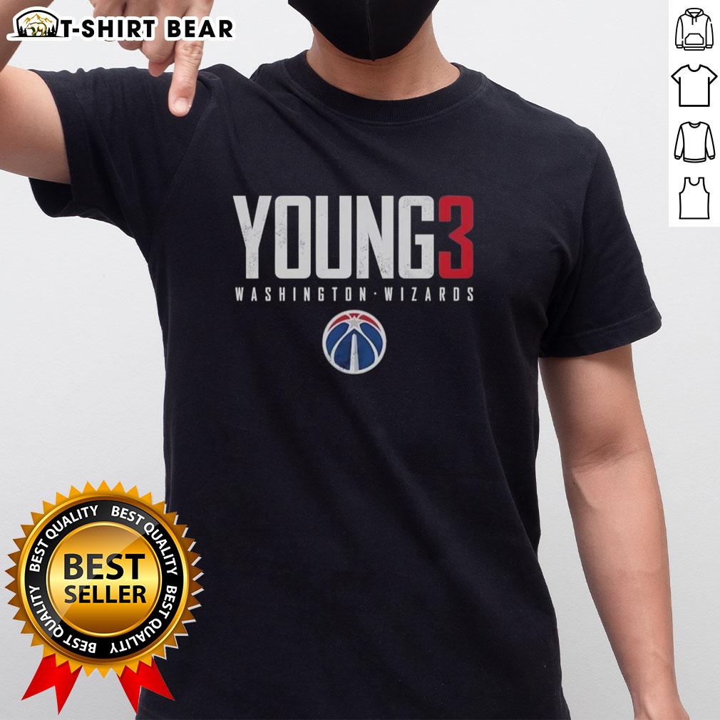 Top Trae Young 3 Washington Wizards Elite T-Shirt featuring vibrant design and team colors, perfect for fans.
