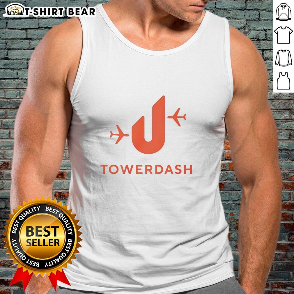 Awesome Tower Dash logo tank top featuring vibrant colors and stylish design, perfect for gaming enthusiasts and casual wear.