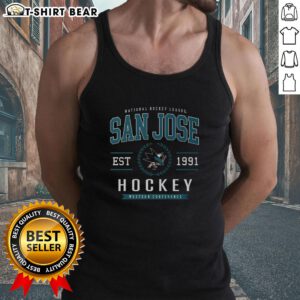 Hot San Jose Sharks Hockey Legacy Crest Tank Top showcasing team spirit and style for fans and athletes.