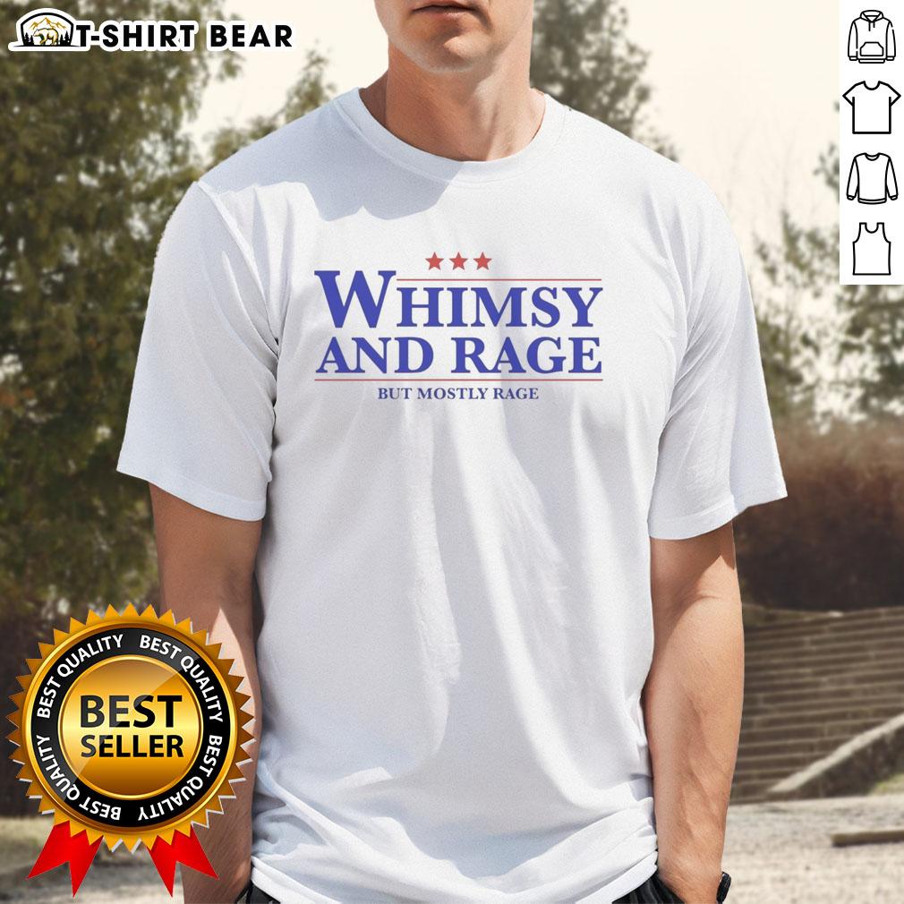 Hot Whimsy And Rage But Mostly Rage T-Shirt featuring bold graphics and vibrant colors for expressive fashion lovers.