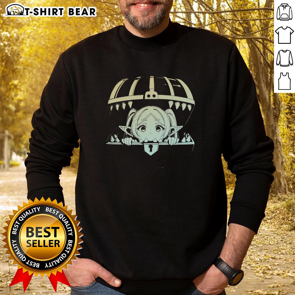 Nice Frieren Beyond Journey's End anime sweatshirt featuring vibrant artwork and cozy design for fans.