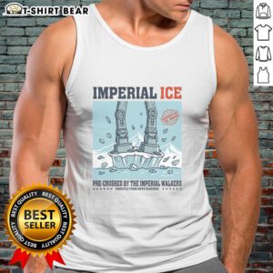 Nice Imperial Ice pre-crushed by the Imperial Walkers tank top featuring a bold graphic design for Star Wars fans.