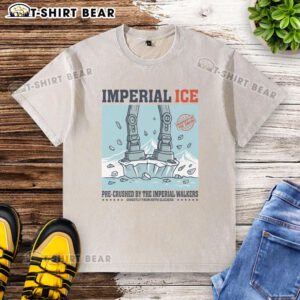 Nice Imperial Ice pre-crushed by the Imperial Walkers washed T-shirt featuring a cool graphic design.