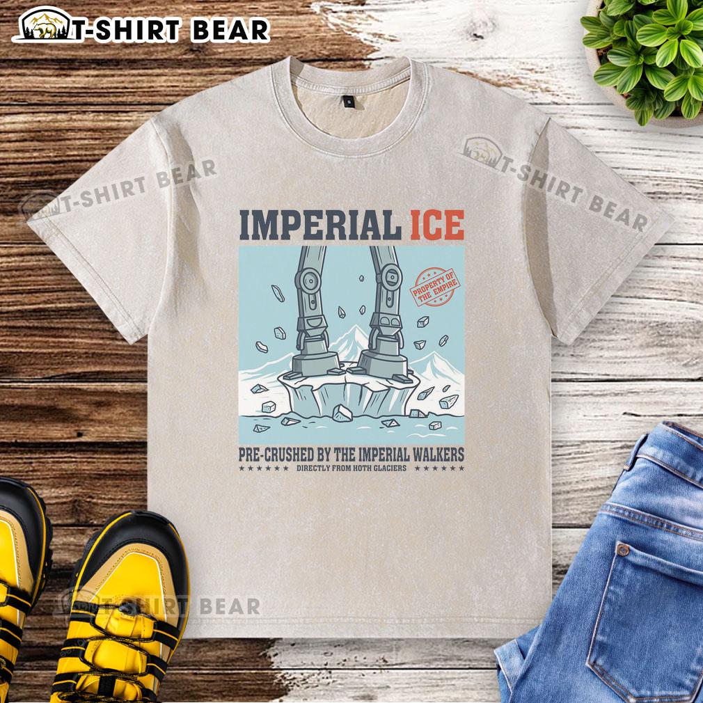Nice Imperial Ice pre-crushed by the Imperial Walkers washed T-shirt featuring a cool graphic design.