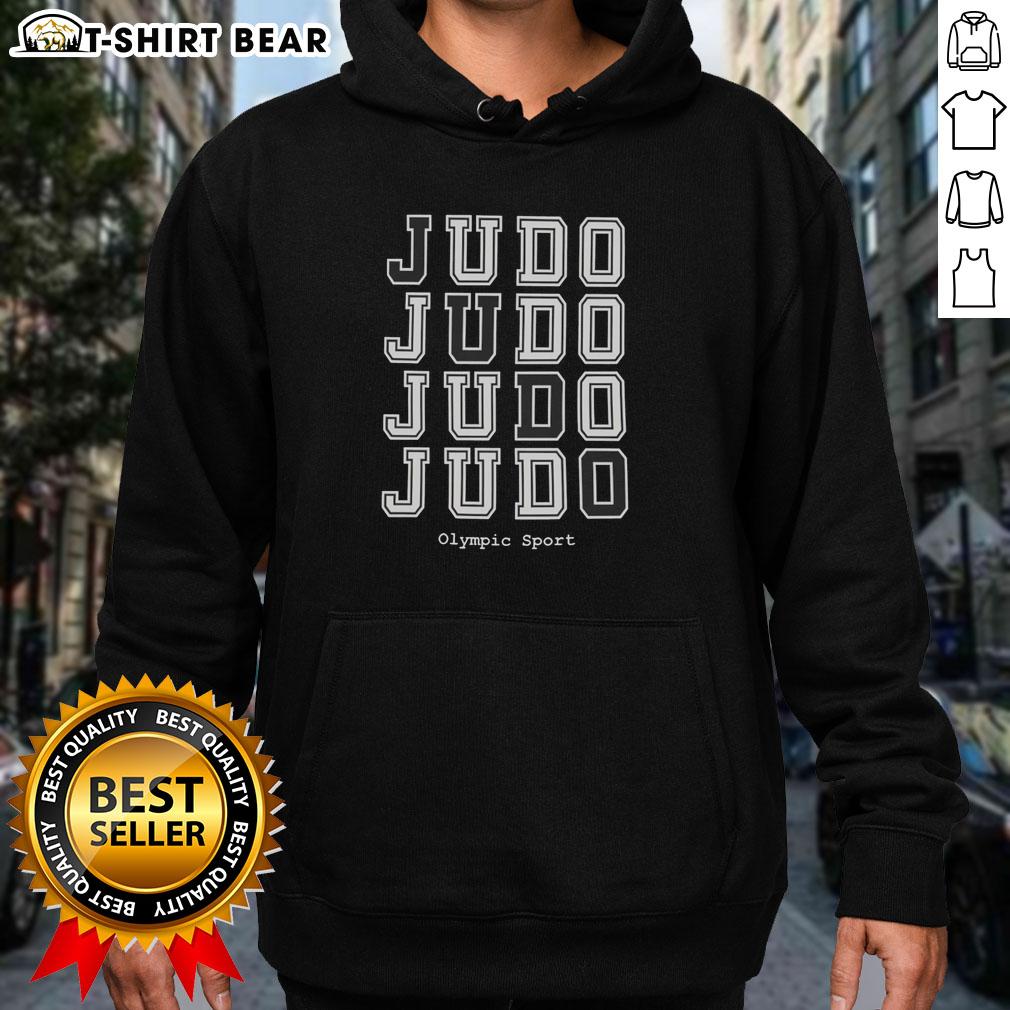 Stylish Nice Judo Olympic Sport Hoodie featuring a bold design, perfect for judo enthusiasts and athletes.