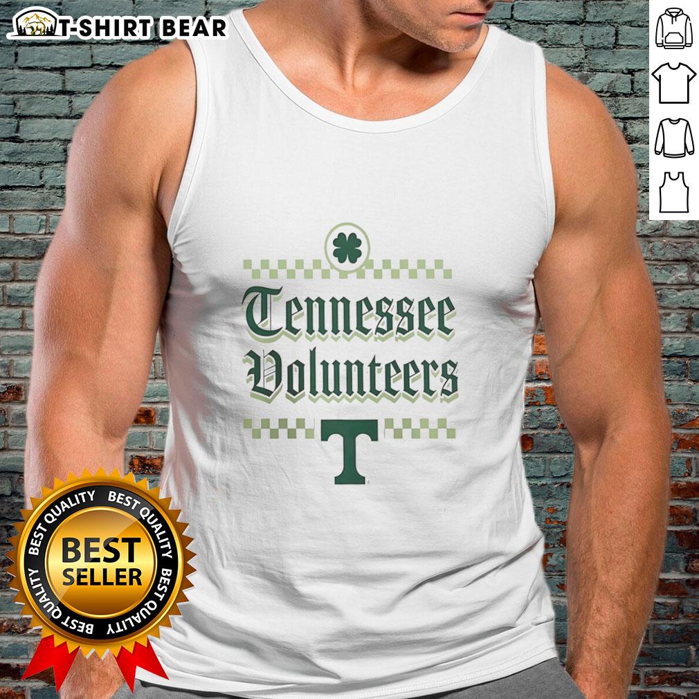 Stylish Nice Tennessee Volunteers St. Patrick's Day tank top featuring vibrant colors and festive design for fans.