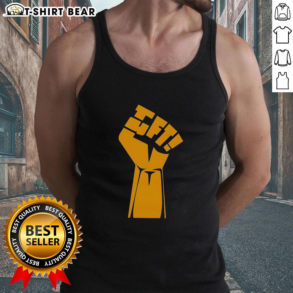 Stylish Nice UFT Hand Logo Tank Top featuring a unique graphic design for casual summer wear.