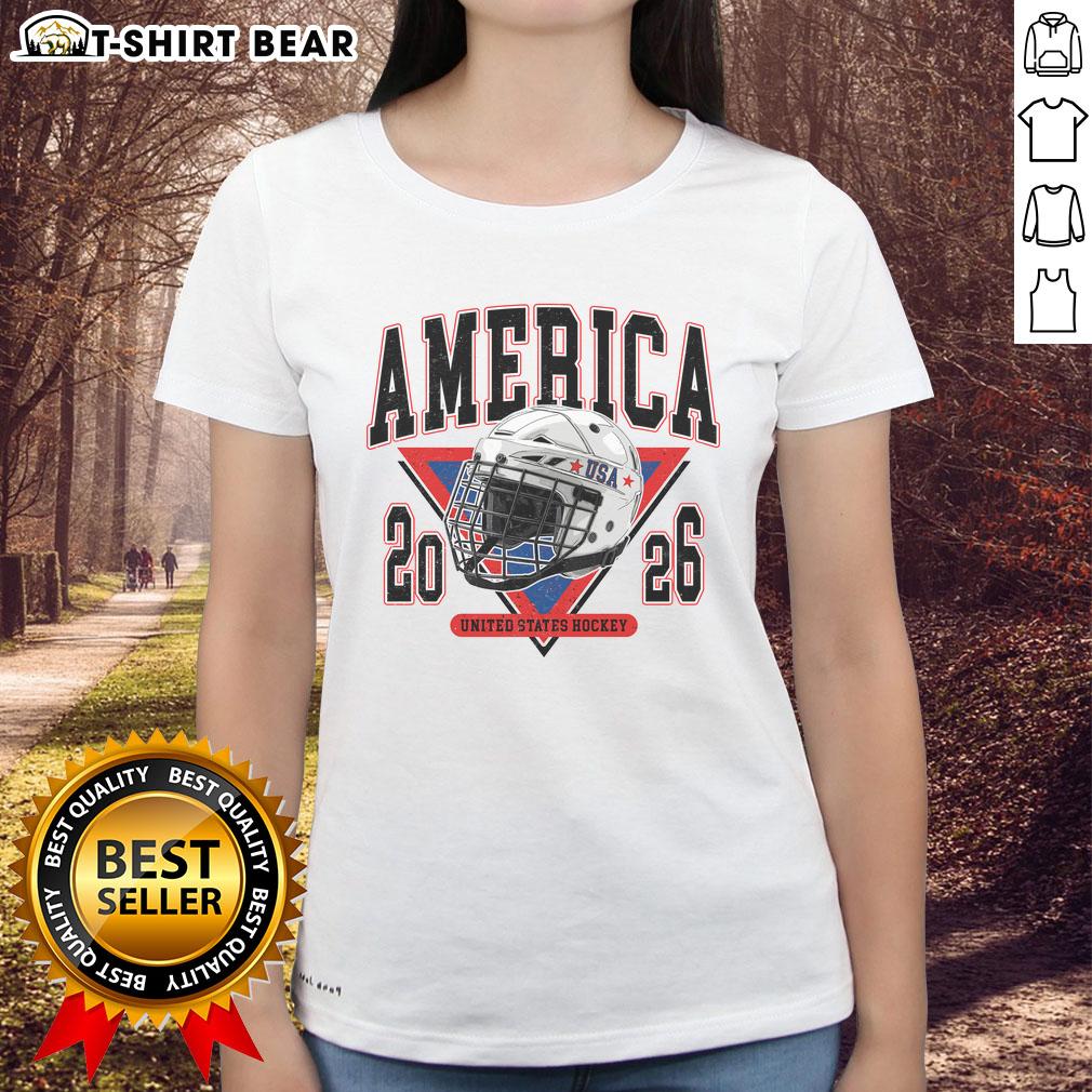 2026 USA Ladies Tee celebrating Original America United States Hockey Champions design.