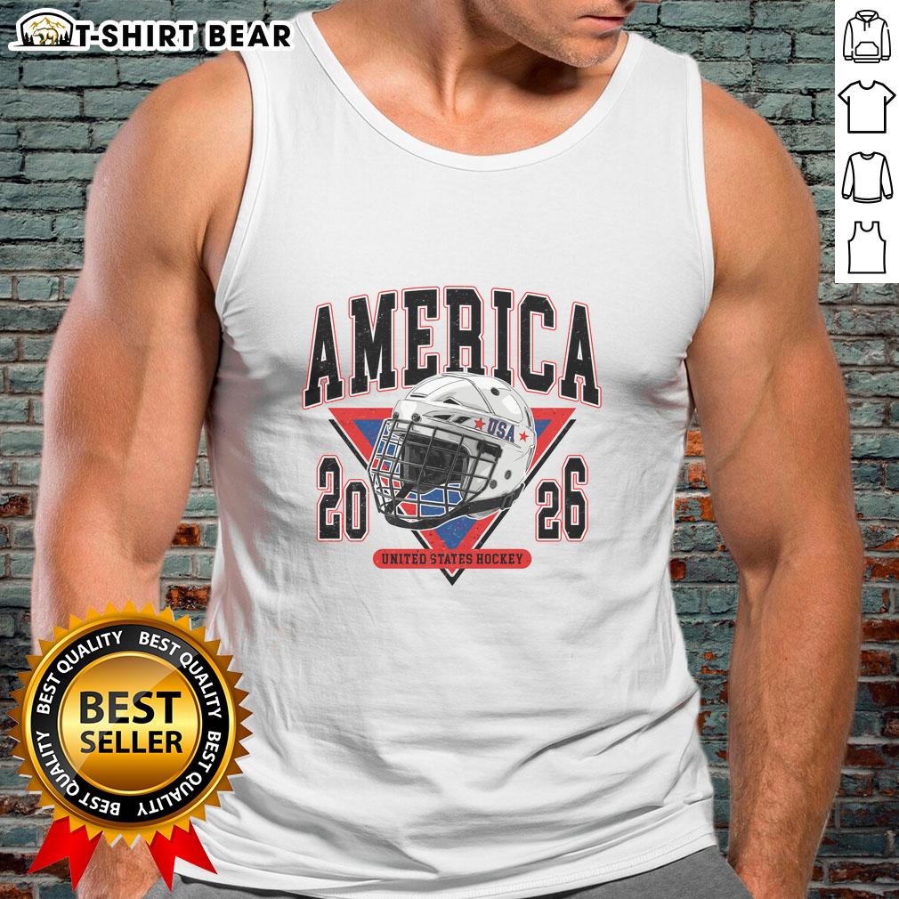 2026 USA Tank Top featuring Original America United States Hockey Champions design, perfect for sports fans and athletes.