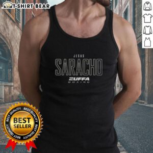 Alt Text: Original Jesus Saracho Zuffa Boxing Elite Tank Top in vibrant colors, perfect for boxing enthusiasts and casual wear.
