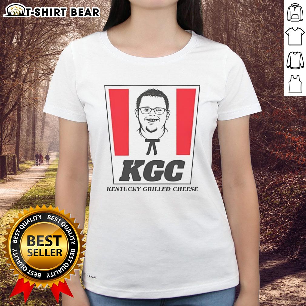 Original KGC Kentucky Grilled Cheese tee for Down Syndrome awareness featuring a stylish design and vibrant colors.