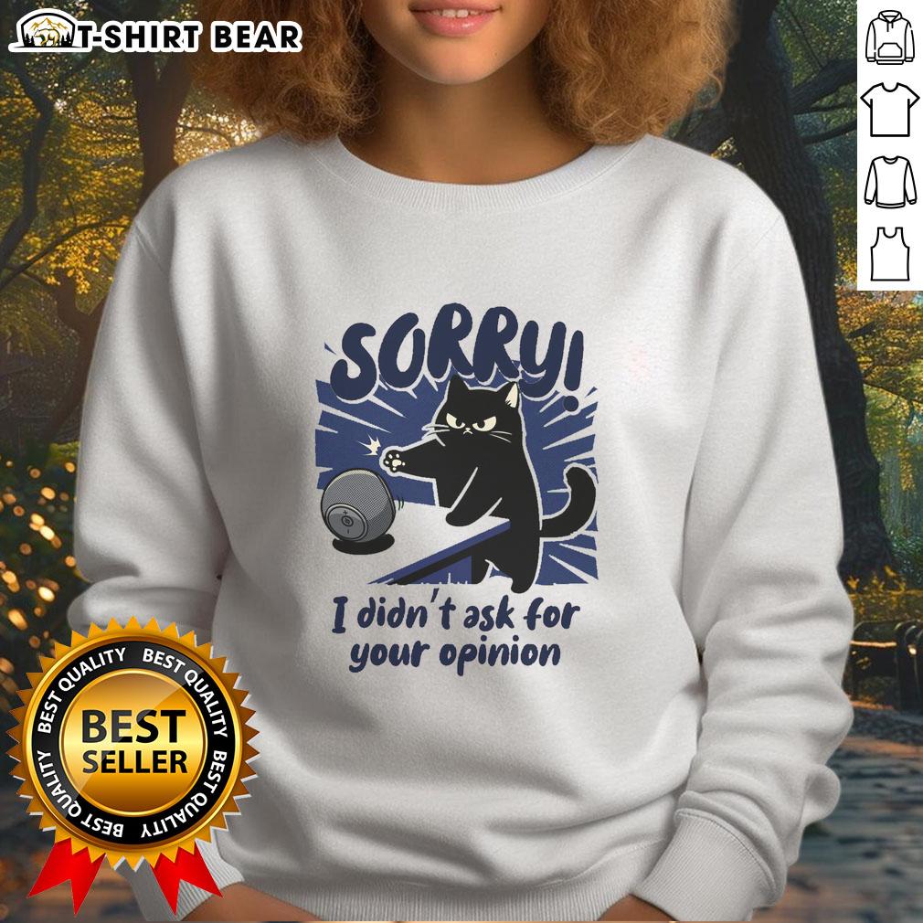 Original Sorry Didn't Ask For Your Opinion Sweatshirt in casual style, perfect for expressing your thoughts confidently.