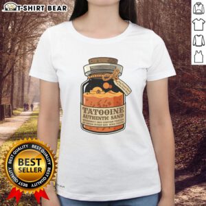 Alt Text: Original Tatooine Authentic Sand Ladies Tee featuring a stylish design inspired by the iconic Star Wars planet, Tatooine.