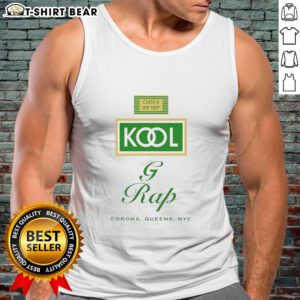 Premium Kool G Rap tank top featuring vibrant design, perfect for fans in Corona, Queens, NYC. Stylish and comfortable wear.