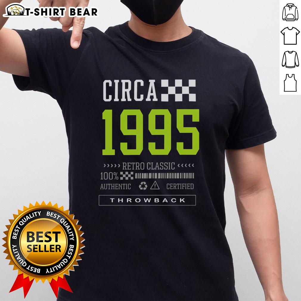 Pretty Circa 1995 Retro Classic T-Shirt featuring vibrant colors and nostalgic design, perfect for vintage fashion lovers.