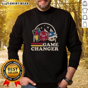 Stylish Mario Kart sweatshirt featuring the iconic blue turtle shell design from Uno, perfect for gaming enthusiasts.