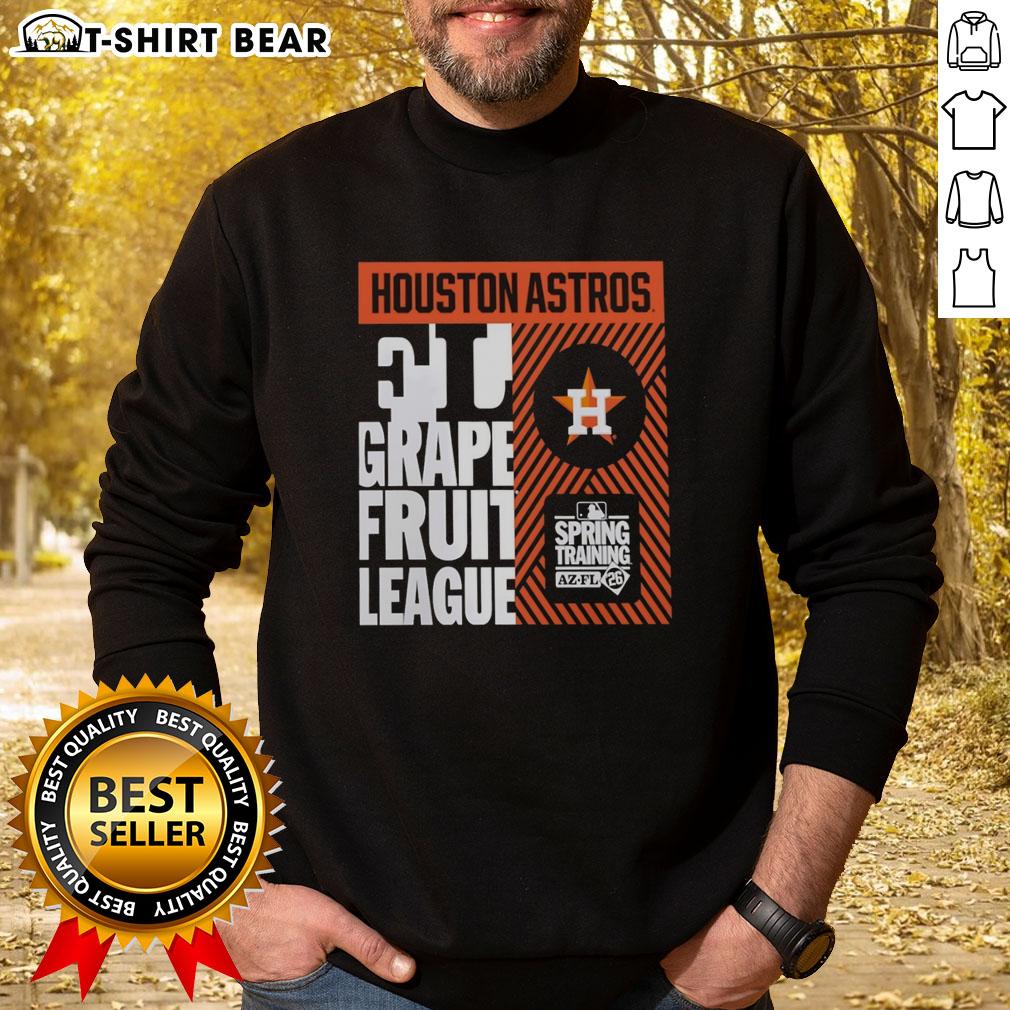 Top Houston Astros Grapefruit League Spring Training 2026 sweatshirt in team colors, perfect for fans and warm-ups.