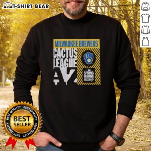 Cozy sweatshirt featuring the Milwaukee Brewers logo, perfect for Cactus League Spring Training 2026 fans.