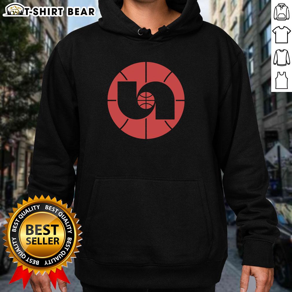 Alt Text: Vintage 1980s Nebraska Basketball logo hoodie featuring bold colors and classic design for fans and collectors.