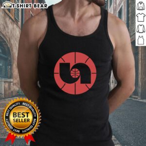 Vintage 1980s Nebraska Basketball logo tank top featuring bold colors and classic design, perfect for fans and collectors.