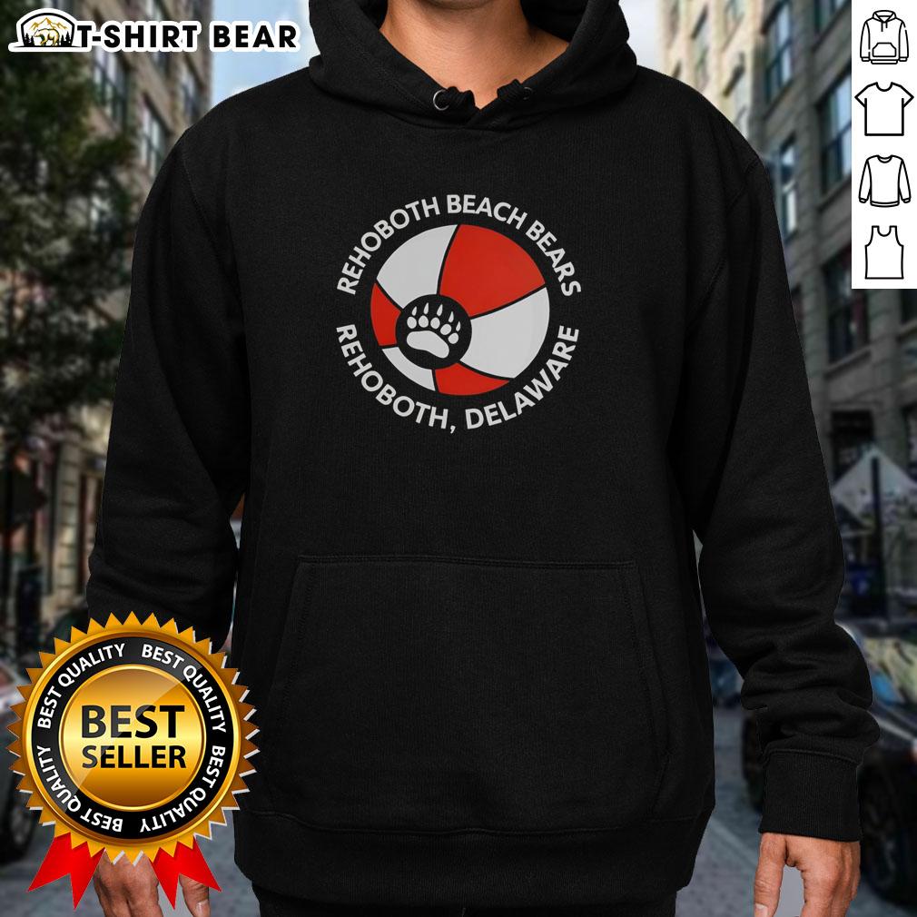 Alt Text: Cozy hoodie featuring the Rehoboth Beach Bears logo, perfect for fans in Rehoboth, Delaware.