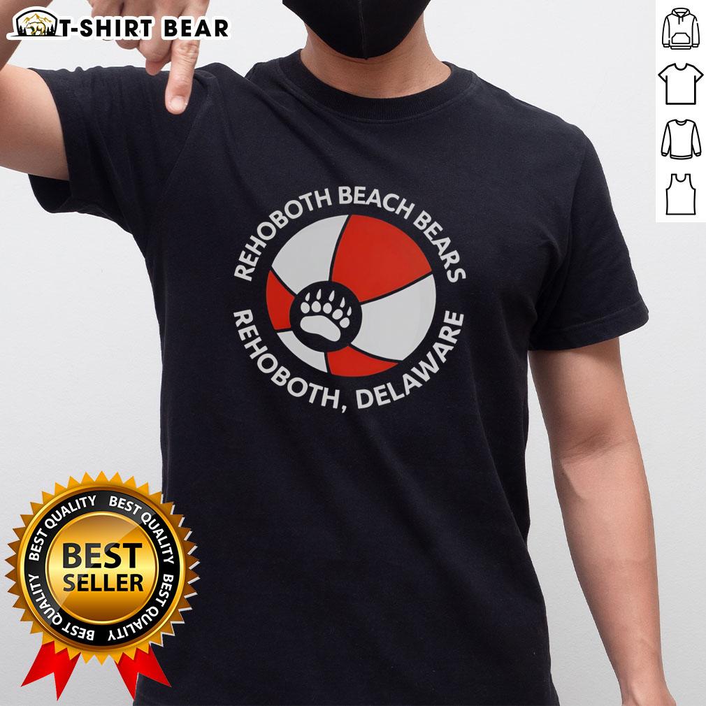 Top Rehoboth Beach Bears T-shirt featuring a vibrant ball logo, perfect for fans in Rehoboth, Delaware.