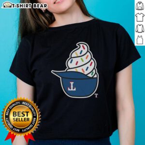 Top Texas Rangers Ice Cream Ladies Tee featuring vibrant graphics and a comfortable fit for fans of all ages.