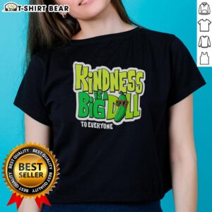 Awesome Kindness Is A Big Dill Pickle to Everyone Ladies Tee featuring a playful pickle graphic and fun typography.