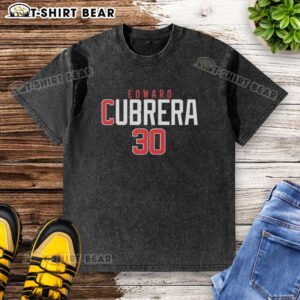 Good Edward Cabrera 30 Chicago Cubs washed t-shirt, featuring a vintage design and team logo, perfect for fans.