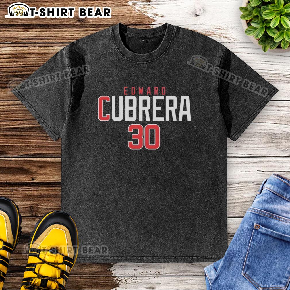 Good Edward Cabrera 30 Chicago Cubs washed t-shirt, featuring a vintage design and team logo, perfect for fans.