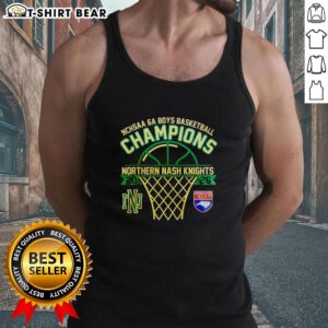 Good Northern Nash Knights NCHSAA 6A Boys Basketball Champions tank top showcasing team pride and athletic spirit.