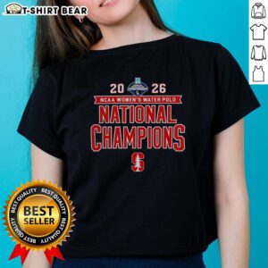 Stanford Cardinal women's water polo champions 2026 tee celebrating NCAA victory in stylish design.