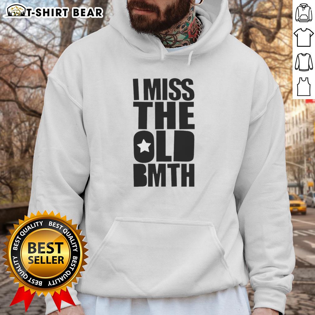 Nice I Miss The Old Bmth Hoodie in a cozy urban setting, showcasing vintage style and comfort.