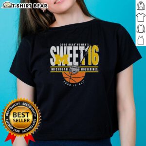 Nice Michigan Wolverines NCAA Women's Sweet 16 2026 March Madness tee featuring a stylish design for fans.