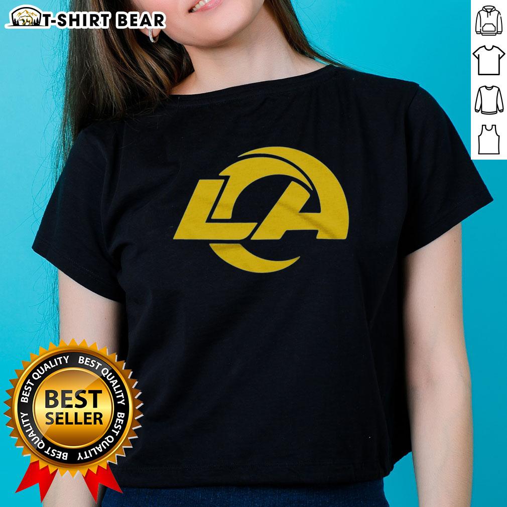 Nice Women's Los Angeles Rams 26 Ladies Tee in vibrant blue, perfect for game day and showing team spirit.