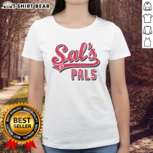 Official Sals Pals Sal Stewart fan ladies tee featuring stylish design and comfortable fit for dedicated fans.