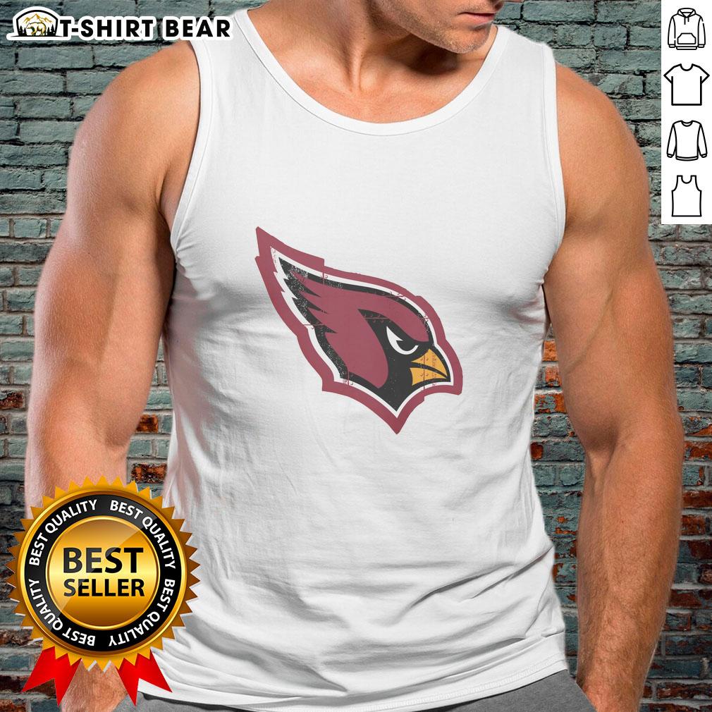 Original Arizona Cardinals Rivet Logo Tank Top featuring a bold team logo and stylish design for fans.