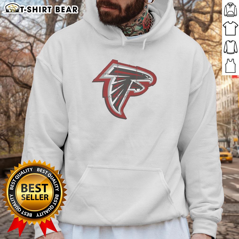 Original Atlanta Falcons Rivet Logo Hoodie featuring bold team colors and iconic design for fans and collectors.