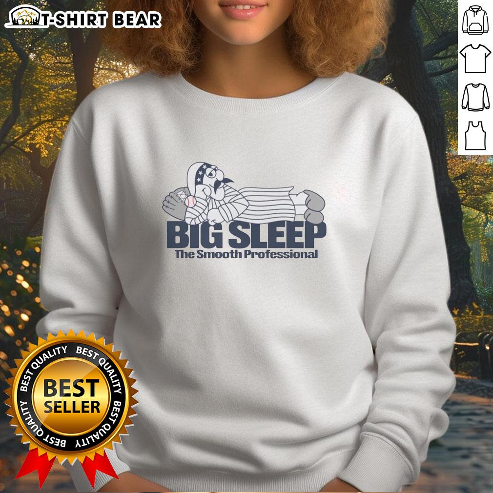 Trent Grisham cartoon on a Premium Big Sleep sweatshirt, perfect for New York Yankees fans and collectors.