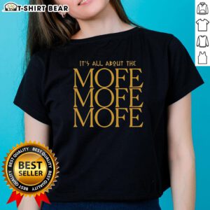 Premium 'It's All About The Mofe Money Over Friends Enemies' retro ladies tee in vibrant colors, perfect for stylish outfits.