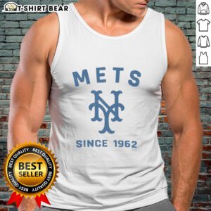 Stylish New York Mets Cooperstown Duster tank top for fans, featuring vibrant team colors and a trendy design.