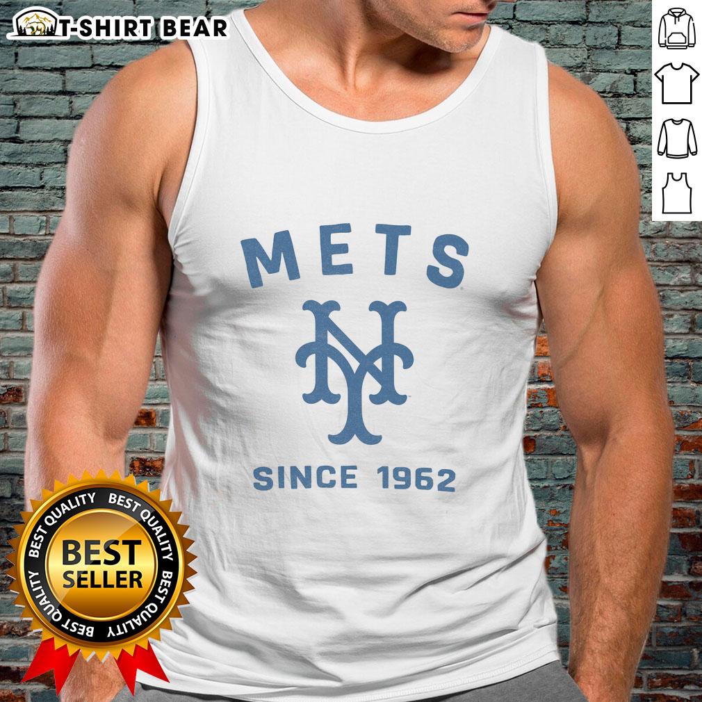 Stylish New York Mets Cooperstown Duster tank top for fans, featuring vibrant team colors and a trendy design.