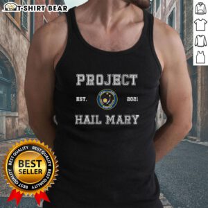 Pretty Space Mission Project Hail Mary 2021 tank top featuring a vibrant cosmic design and stylish fit for space enthusiasts.