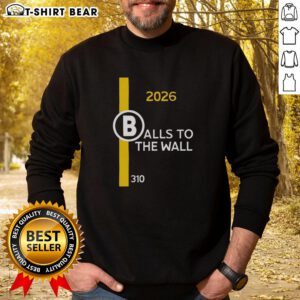 Alt Text: Top Boston Red Sox Balls to the Wall 2026 sweatshirt featuring team logo and vibrant colors for fans.