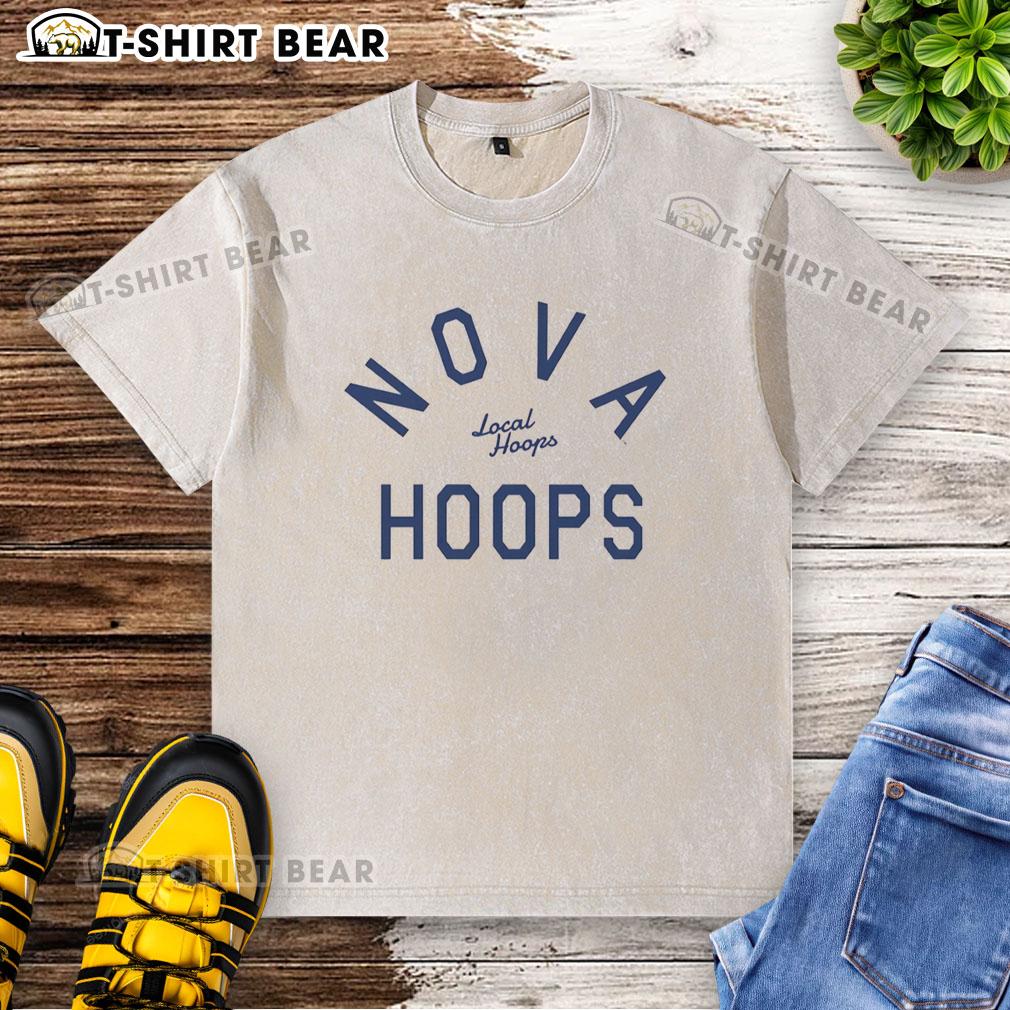 Top Local Hoops Nova Hoops washed t-shirt in soft fabric, featuring a trendy design perfect for basketball fans.